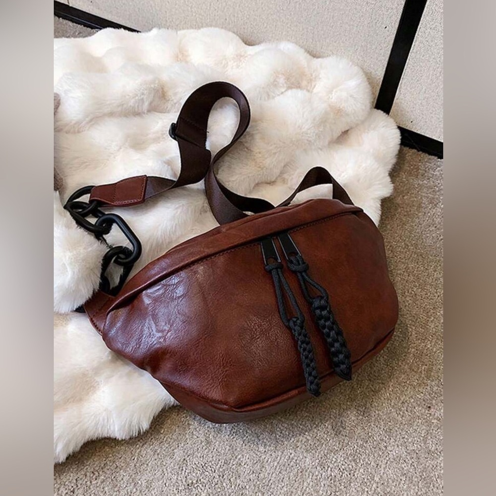 New Brown Crossbody Bag, Fanny Pack, Shoulder Bag - Picture 9 of 10